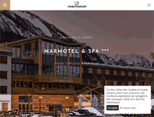 Tablet Screenshot of hotelmarmotel.com